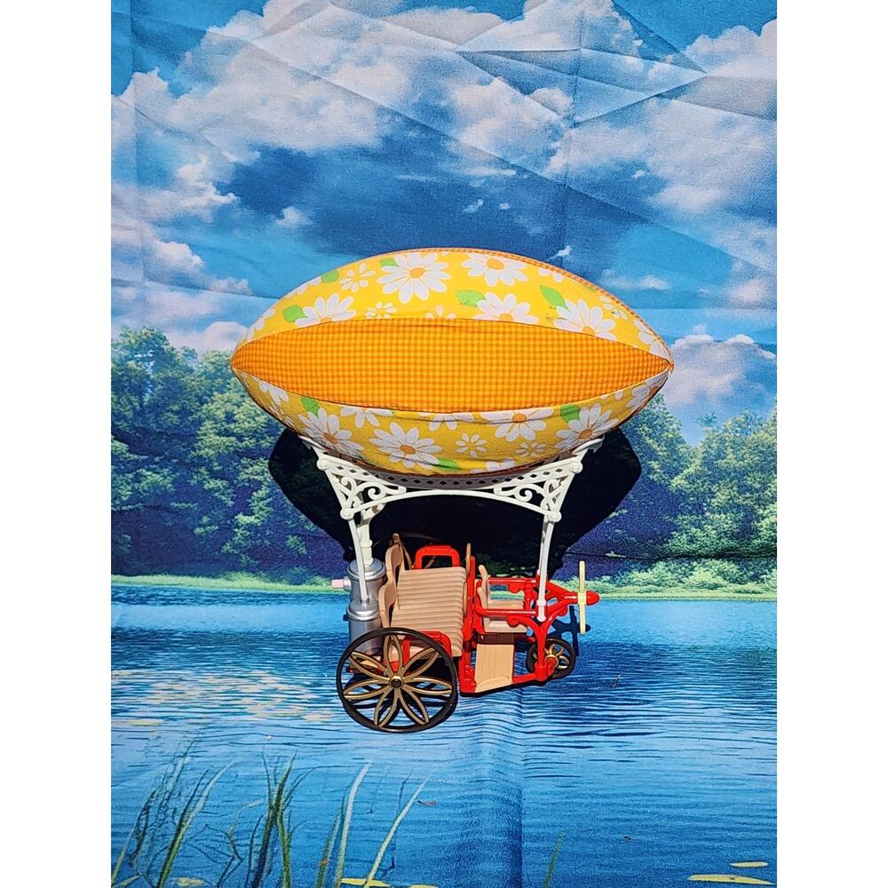 Calico Critters Sylvanian Sky Ride Adventure Hot Air Balloon Missing Propeller